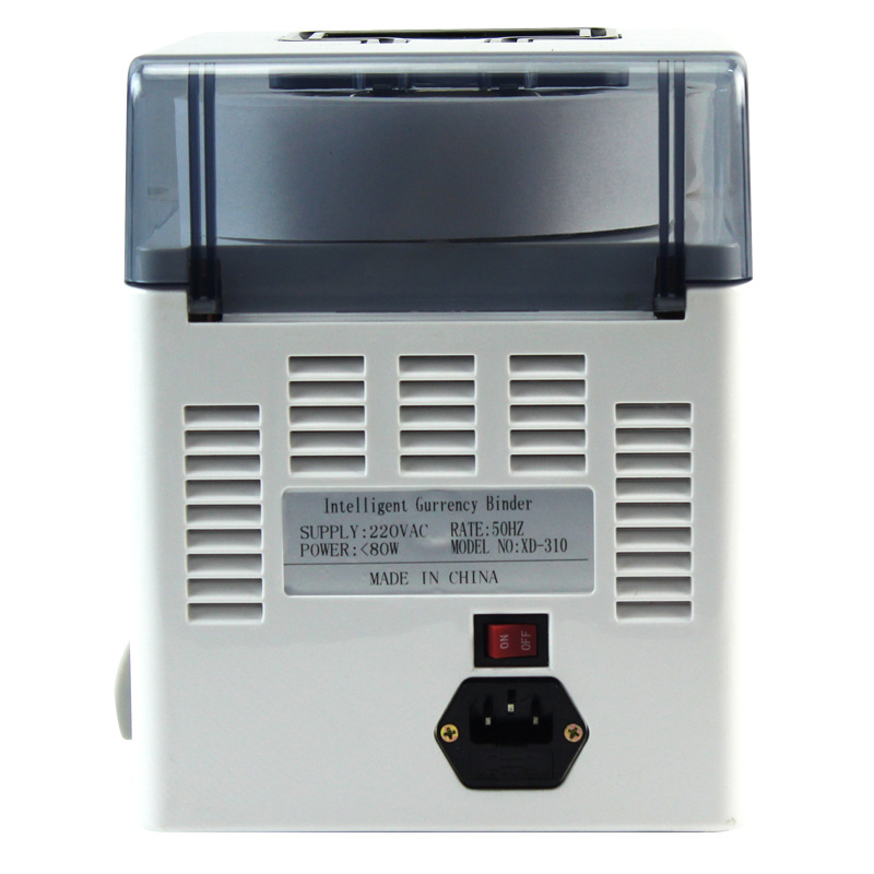 XD-310 speed hot money binding machine semi-automatic binding machine electric money binding machine Bank merchants foreign trade