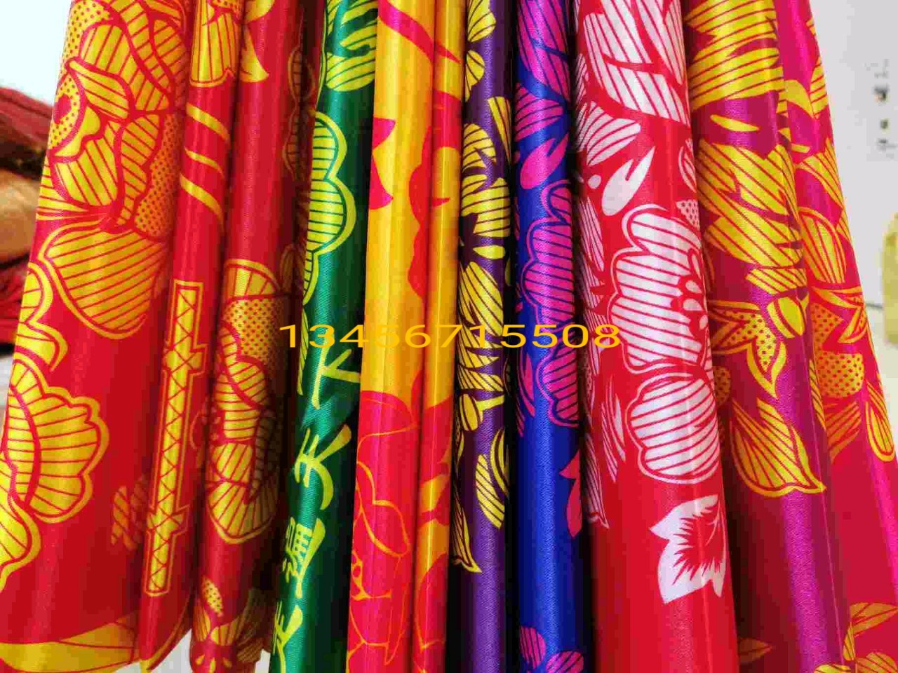 200 Pieces Minimum Order, Printed Quilt Cover, Funeral Quilt, Hangzhou Silk, Five-Piece Satin-Colored Polyester Fabric, Funeral Supplies, White Funeral Supplies