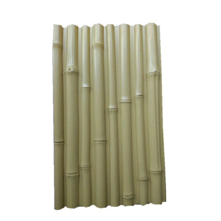 Factory wholesale Hunan hotel leisure area simulation bamboo ceiling fire prevention insect-proof plastic bamboo artificial bamboo tube