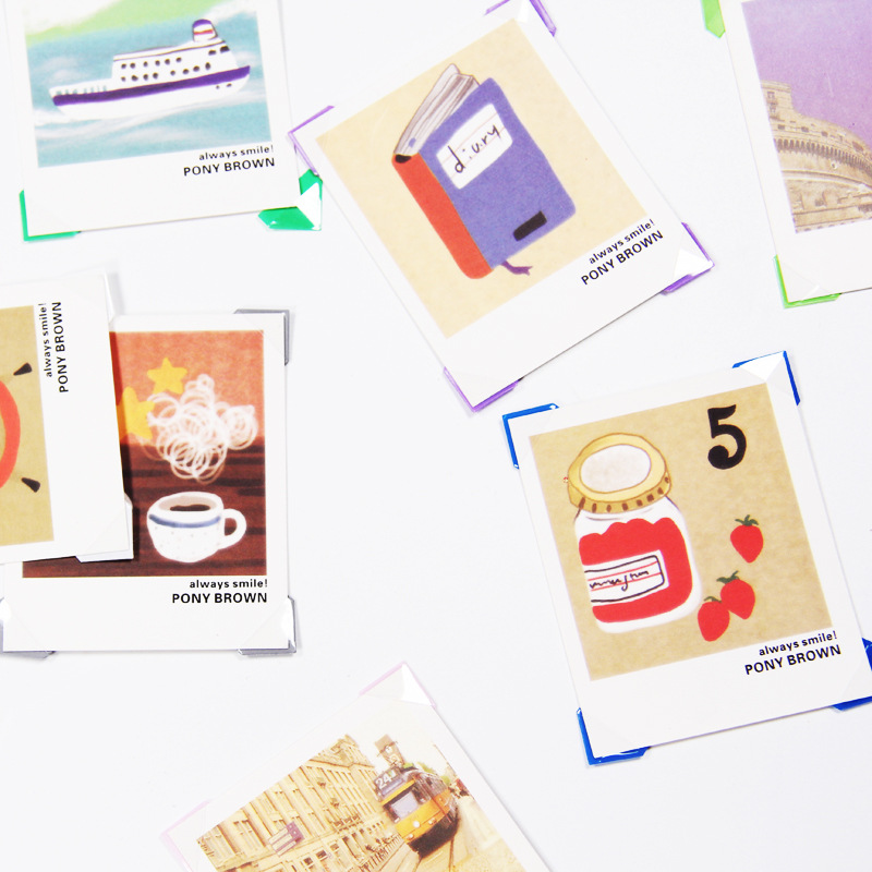 21 Photo Corner Stickers Hdiy Photo Album Accessories Adhesive Corner Stickers Wholesale Factory Direct Sales 102 Corner Stickers