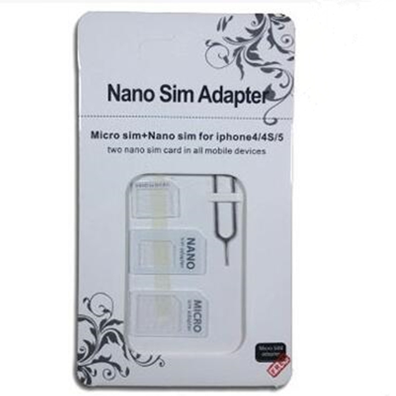 Applicable to four-in-one mobile phone restore card holder Android Nano sim restore card holder Portable Universal card holder card pin