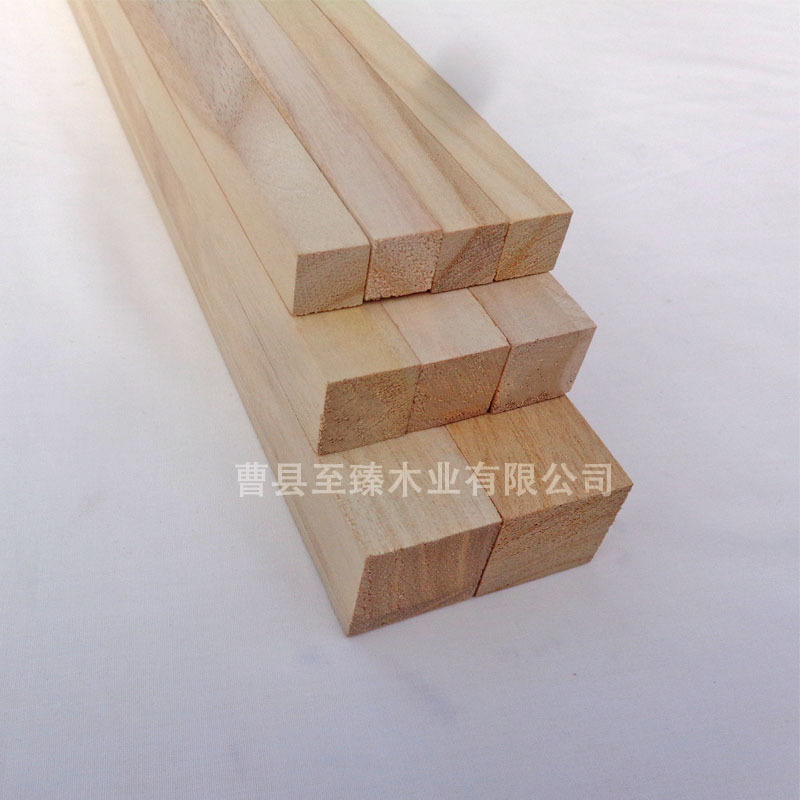 Tung wood strip tung wood square tung wood board diy handmade building model round wood stick wood board model Wood strip