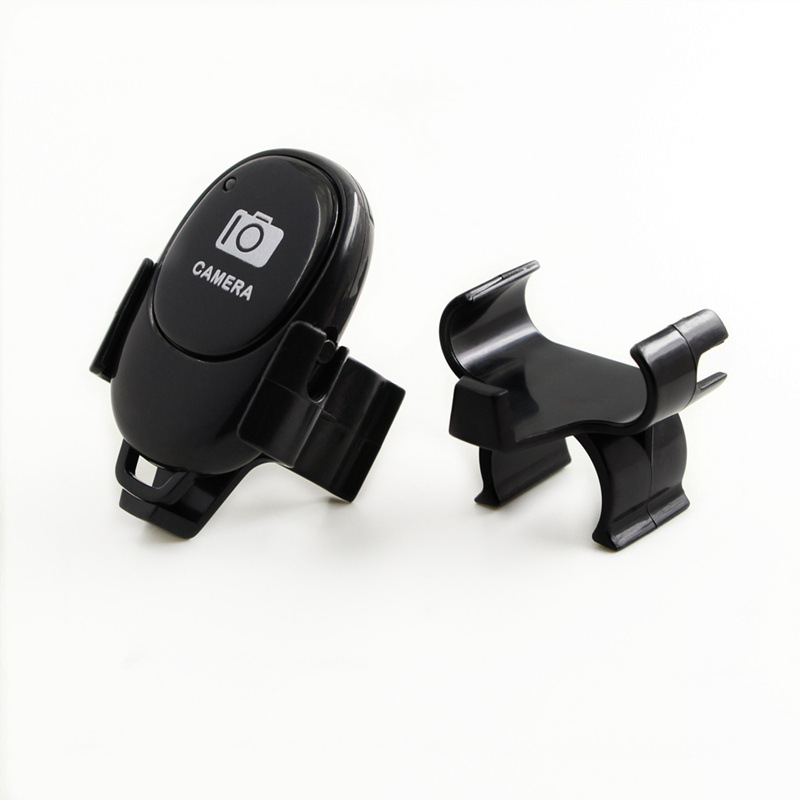 Lazy Bluetooth Remote Control Buckle Selfie Device Bluetooth Multi-Function Selfie Stick Fixed Card Holder Clip Manufacturer Wholesale