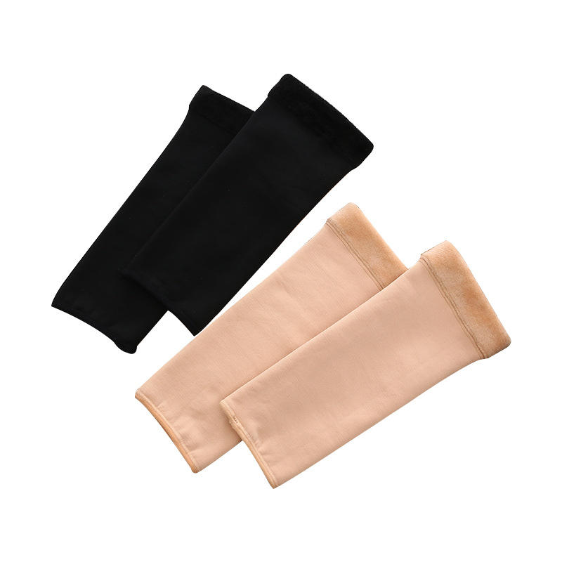 Super Soft Air Conditioning Knee Pad Leg Socks Thickened Fleece-lined Women's Cold-proof Knee Joint Warm Lock Hot Leg Cover