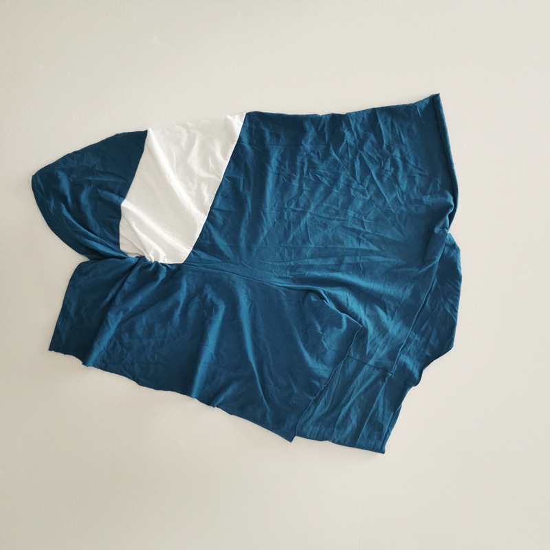 Variegated Dark T-Shirt Machine Wiping Cloth, Water-Absorbing and Oil-Absorbing Pure Cotton Rag Head, Broken Cloth, Waste Cloth, Industrial Rag Direct Sale