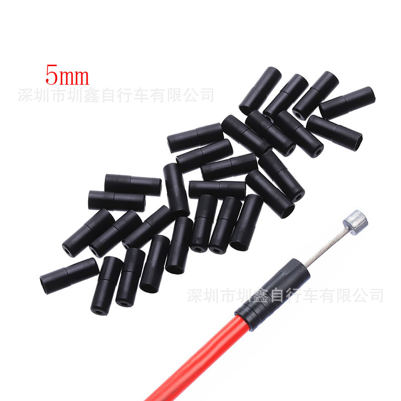 5MM rubber brake line pipe cap bicycle accessories v brake disc brake line pipe cap mountain bike brake 100 pack