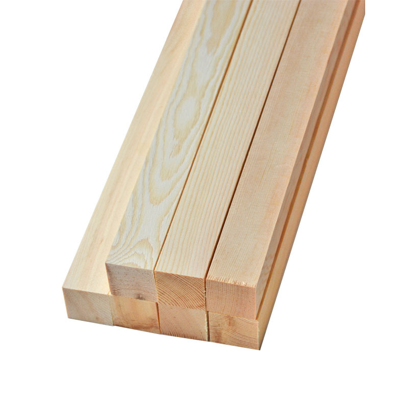 Pine strip Pine Square pine board diy handmade building model round wood stick wood board wood board model Wood strip
