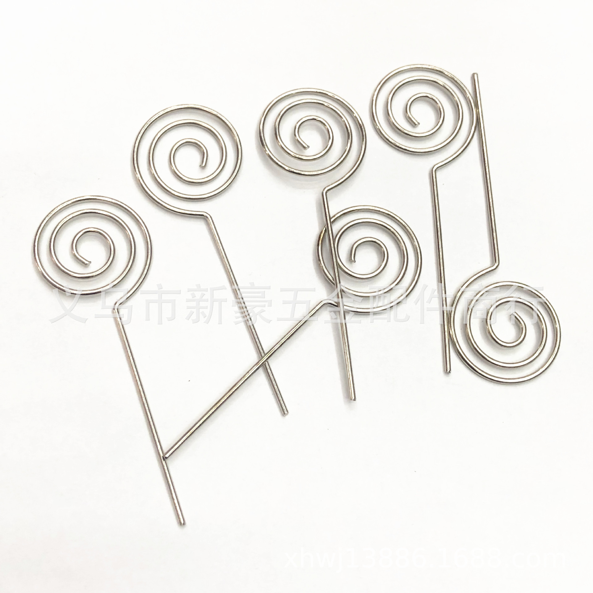 Office business card storage holder stainless steel insert business card holder creative shaped note card holder lollipop business card holder