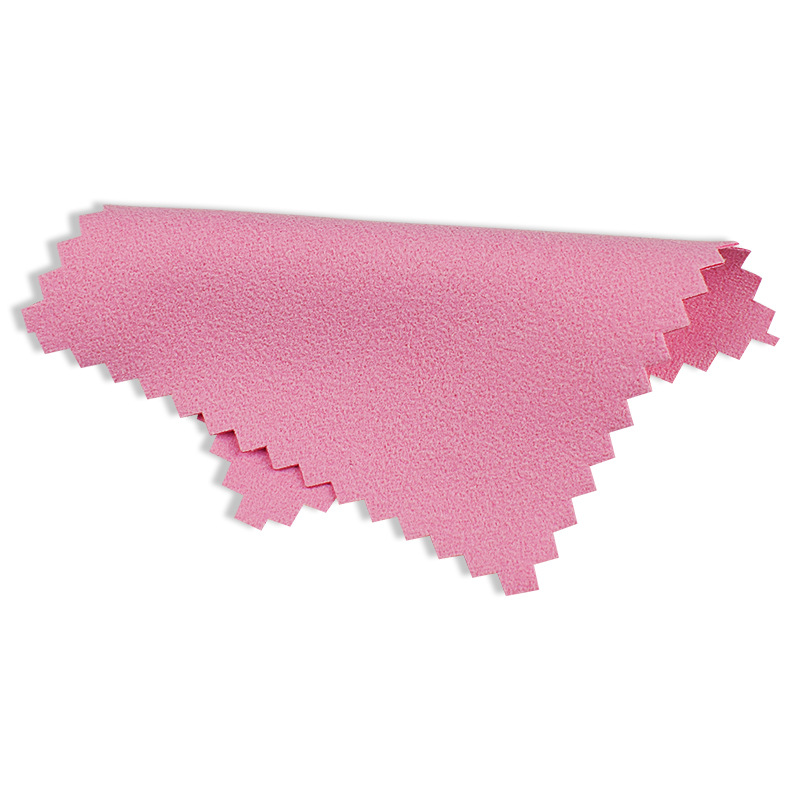 Deerskin velvet material silver cleaning cloth bare cloth gold cleaning cloth 8.2 * 8.2cm silver polishing cloth wholesale silver cleaning cloth