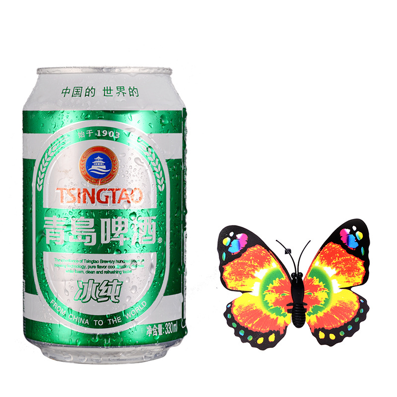 Creative Colorful Butterfly Night Light, Adhesive Led Decorative Wall Lamp, Glowing Butterfly Street Stall Supply