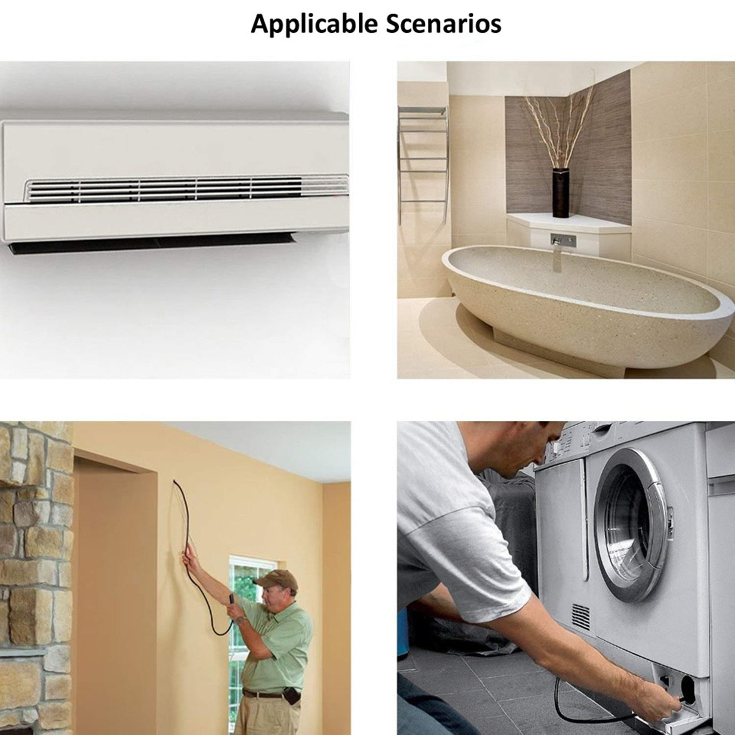 Industrial Mobile Phone Endoscope Camera 5.5mm 1- 10m Lens Android Computer Type-C/Usb Interface