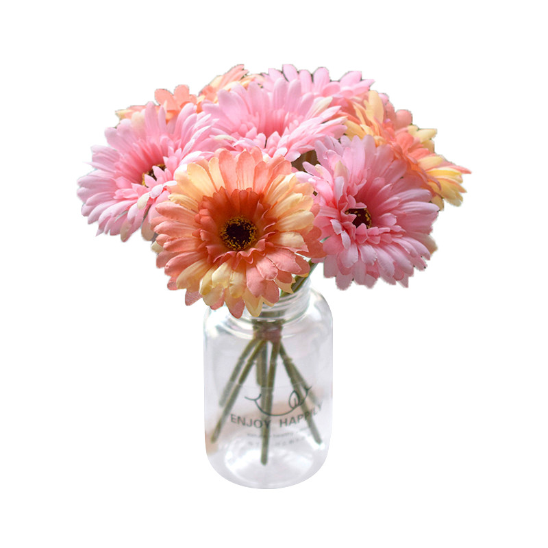 Romantic Nordic Style Home Decorative Flower Artificial Flower Holder Flower Wedding Holder Flower Gerbera Artificial Flower Eternal Flower