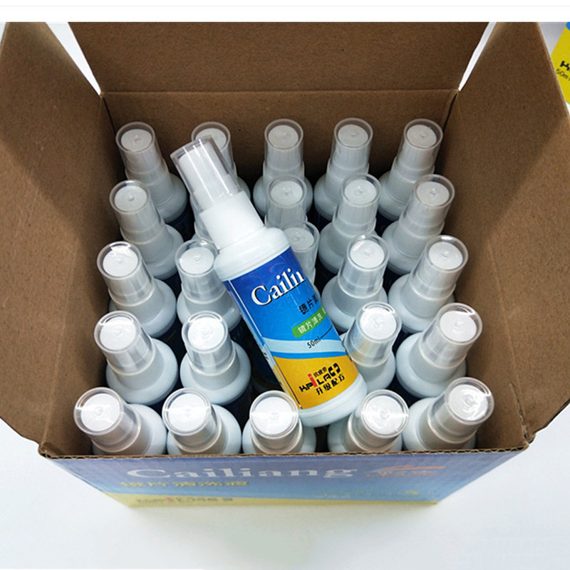Factory sales glasses lens cleaning solution glasses cleaner mobile phone LCD screen cleaning agent 50ml fixed LOGO