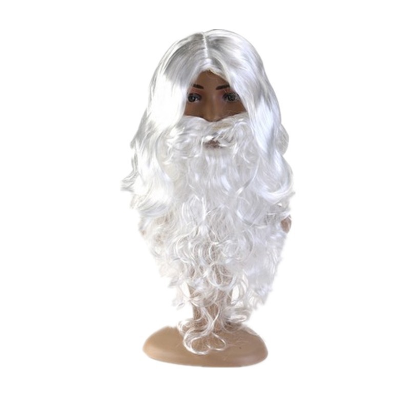 Beard White Christmas gift beard blue beard yellow gray beard Santa Claus wig beard
