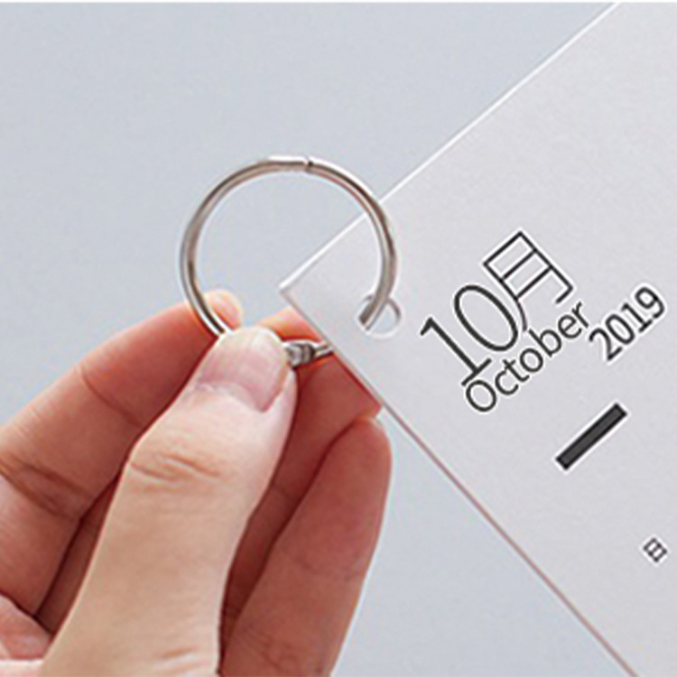 Ready Supply 38mm Metal Book Ring Open Book Ring Environmentally Friendly Binding Iron Ring Activity Photo Album Card Ring Open Ring