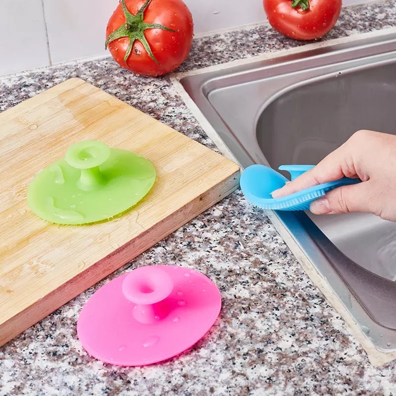 Silicone Oval Face Brush Cleansing Brush Baby Shampoo Massage Brush Silicone Face Brush Baby Shampoo Brush