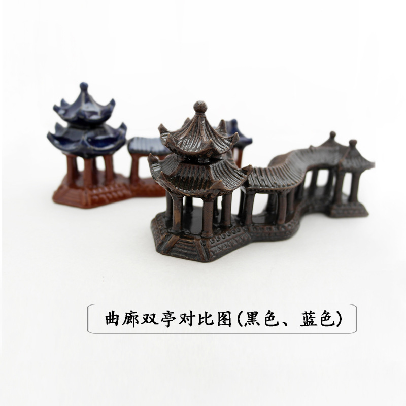 Micro-Landscape Water-Absorbing Stone Rockery Bonsai Landscaping Tea Room Decoration Feng Shui Ornaments Aquarium Fish Tank Ceramic Ornaments