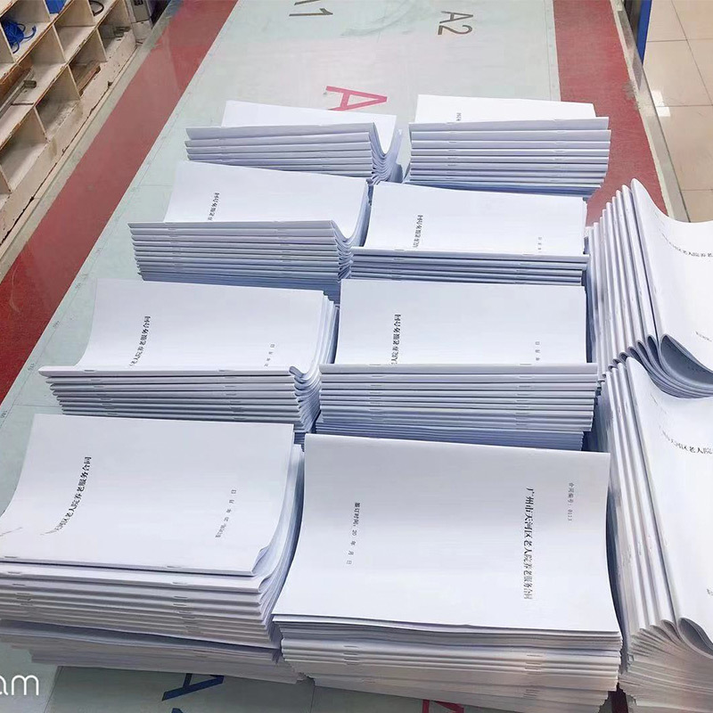 Black and white printing materials printing brochures printing instructions business cards custom printing binding teaching materials printing