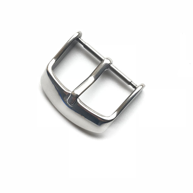 Stainless steel watch buckle leather strap pin buckle silicone watch strap buckle black gold rose gold watch accessories