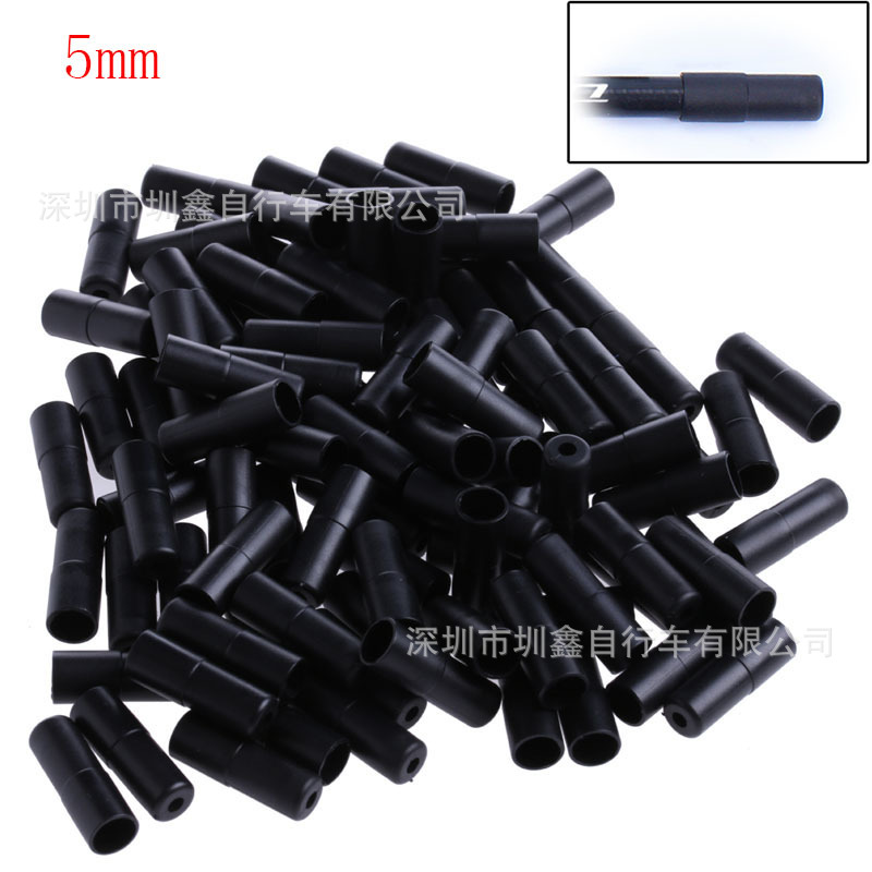 5MM rubber brake line pipe cap bicycle accessories v brake disc brake line pipe cap mountain bike brake 100 pack