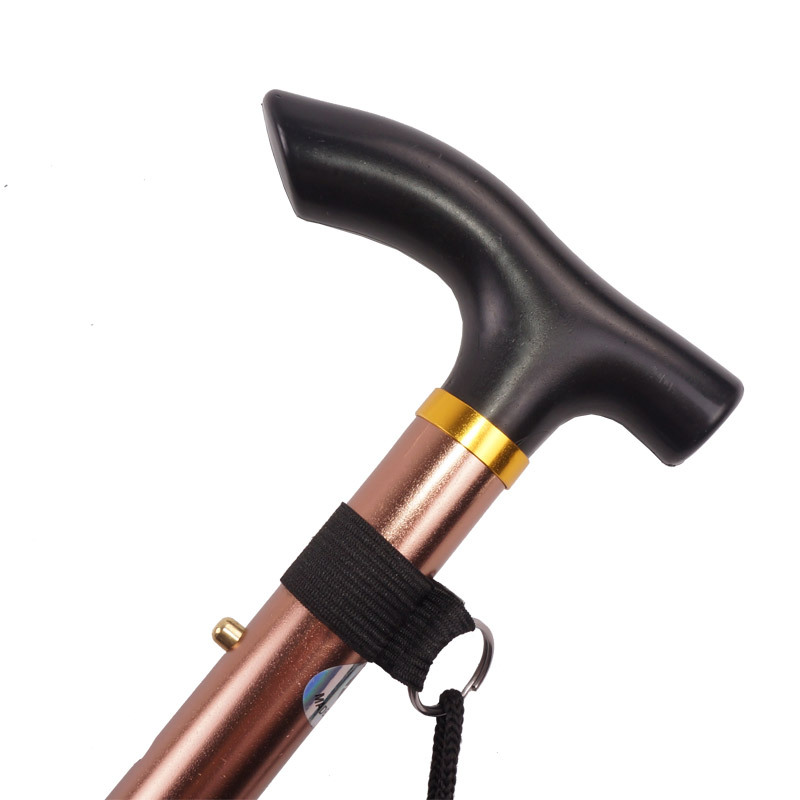 [Qiansheng Ds8707] Aluminum Alloy Trekking Pole Foldableing Cane Telescopic Cane Non-Slip Cane Elderly Crutches