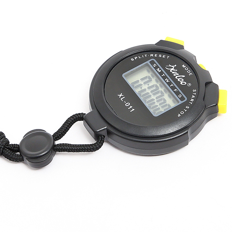 Electronic Timing Stopwatch Xl-011F Single-Row Display with 2 Digital Channels, Waterproof for Outdoor Sports and Referee Timing