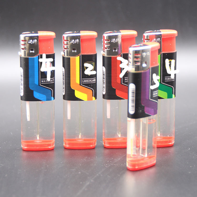 Популярная зажигалка полупакет 909, зажигалка Apple полупакет, боковая зажигалка, оптовая продажа в Международном торговом городе Иу