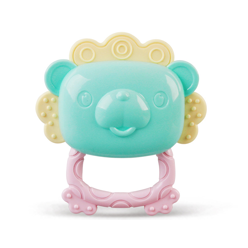 [Factory Direct Supply] Newborn Baby Rattle Teeth Gum Baby Toy 0-1 Year Old Molar Bite Boiled Bed Bell