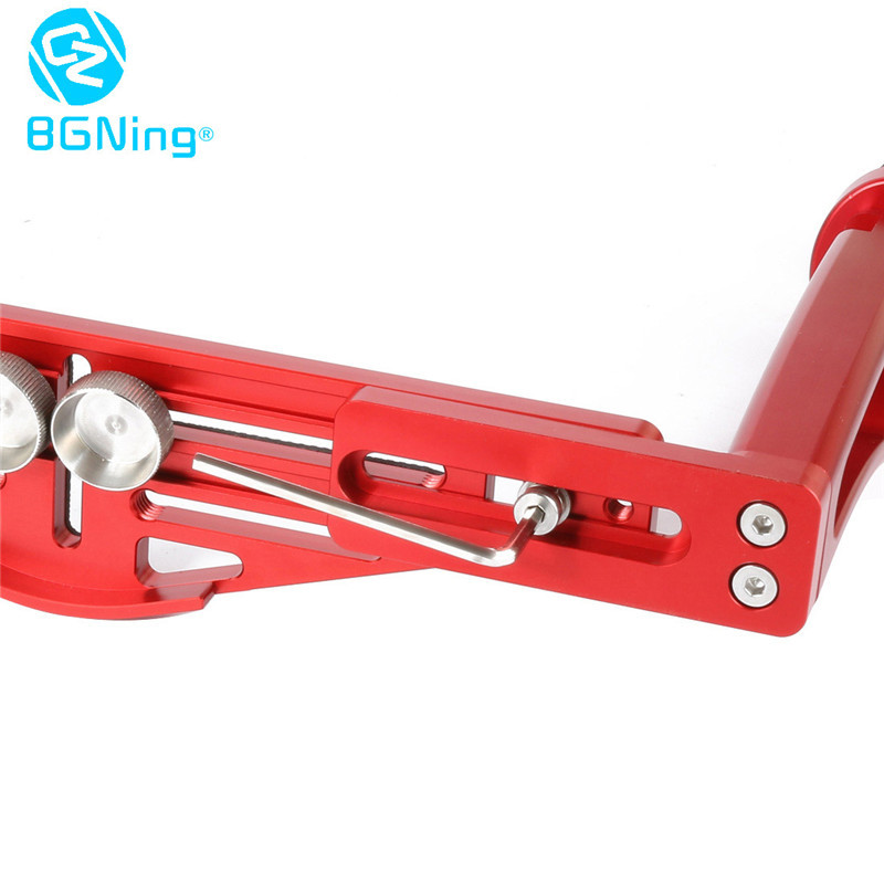 Bgning Aluminum Alloy Diving Photography Dual-Hand Adjustable Bracket Suitable for Gopro13, and Other Slr Cameras