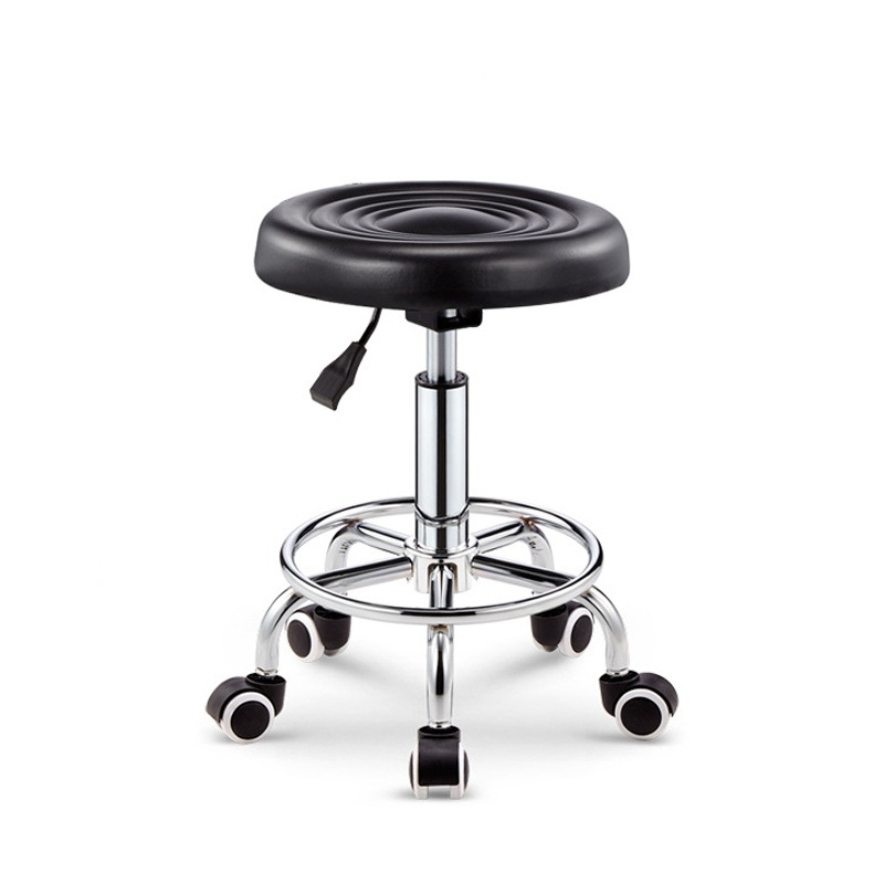 Small Round Stool Modern Simple Bar Chair Lifting Rotating Front Chair Household High Stool Bar Counter Round Stool