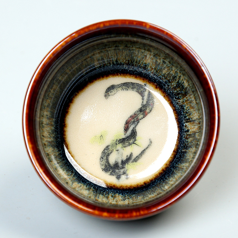 Custom-Made 12 Zodiac Master Cups Ceramic Tea Cups Underglaze Color Kung Fu Tea Set Couple Cups Personal Batch