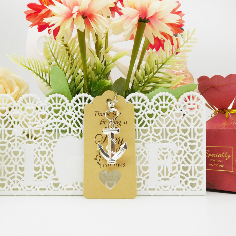 Creative Wedding Return Ship Anchor Keychain Pendant Wedding Small Gift Wedding Party Party Gift Appreciation Gift