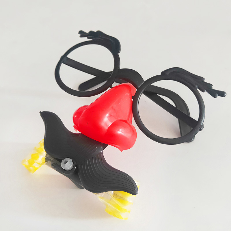 Свисток с бородой и большими очками, свисток-дракон с большим носом, праздничные уличные товары, оптовая продажа