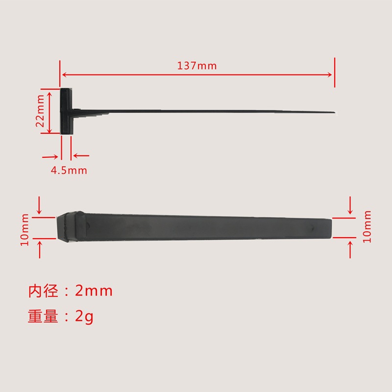 2.0CM Horn Headband Christmas Headband Accessories Flannel Headband Plastic Headband Clip Black Horn Buckle