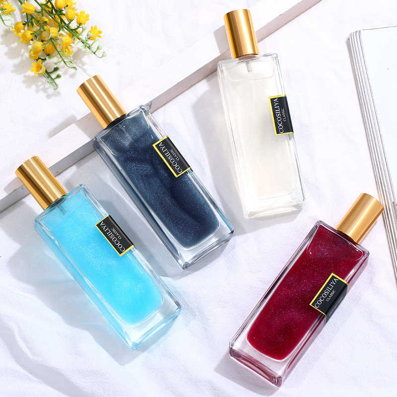 Online Celebrity Live COCOSILIYA Gold Quicksand Perfume for Men and Women Lasting Fresh Student Eau De Toilette