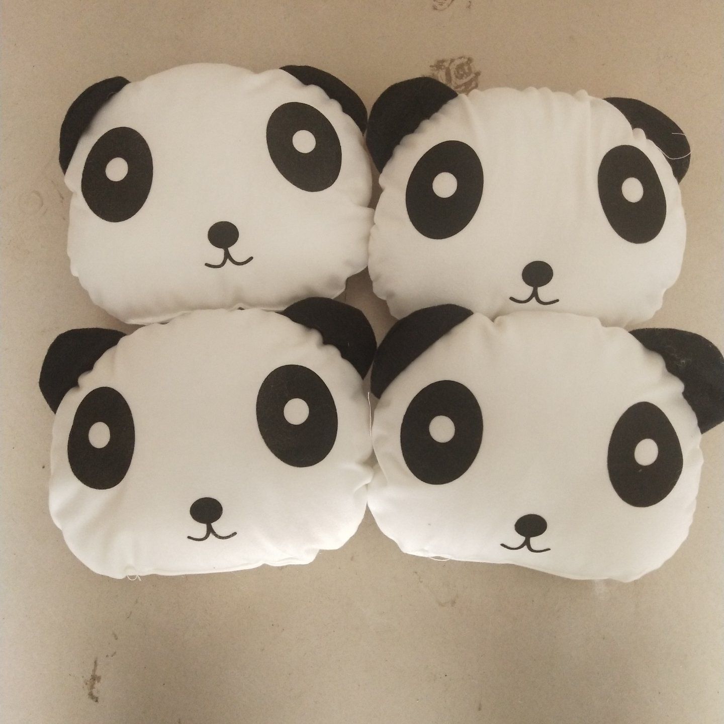 Cartoon Panda Headrest Car Supplies Headrest Cervical Pillow Sleeping Baby Pillow Backrest Self-produced
