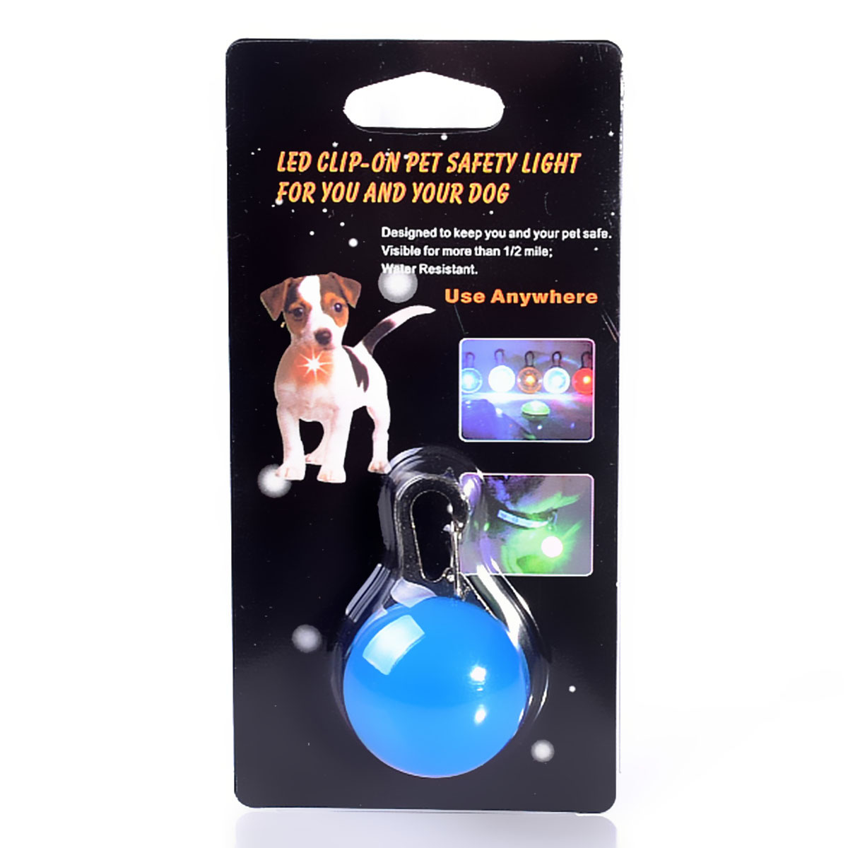 Dog Pet Tag Led Luminous Pendant Night Dog Walking Cat Warning Luminous Light Flash Pendant Wholesale