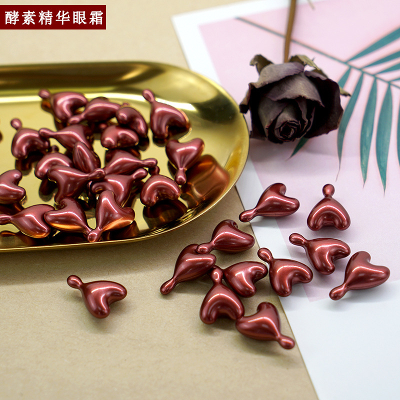 Крем для глаз с энзимами, капсула времени, сглаживающая морщины, осветляющая темные круги, убирающая мешки под глазами