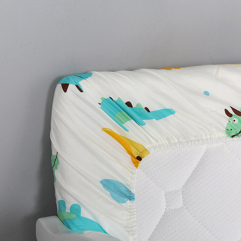 Foreign trade cotton crib bed hat sheets baby maternal and infant products ins children's cartoon bed cover bedspread wholesale
