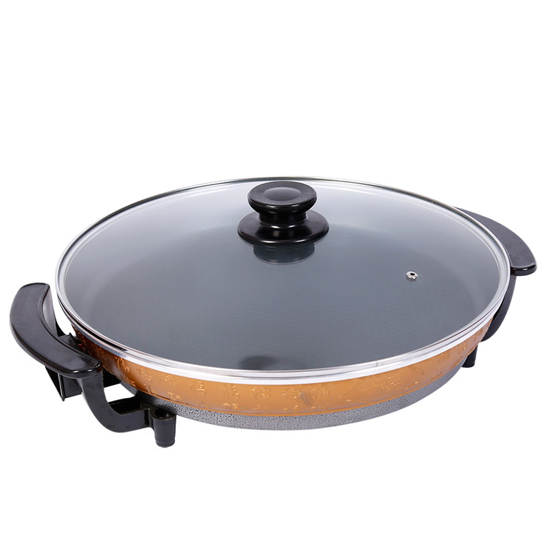 Supply Direct Supply multi-functional food electric frying pan household pizza pan multi-purpose electric hot pot frying, frying, steaming and stewing