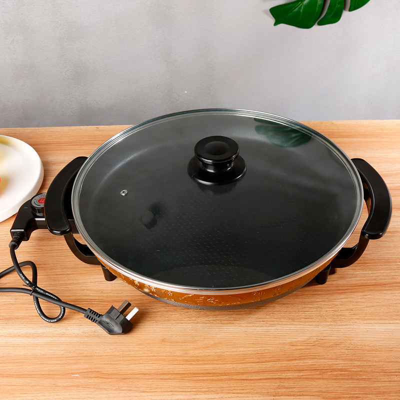 Supply Direct Supply multi-functional food electric frying pan household pizza pan multi-purpose electric hot pot frying, frying, steaming and stewing