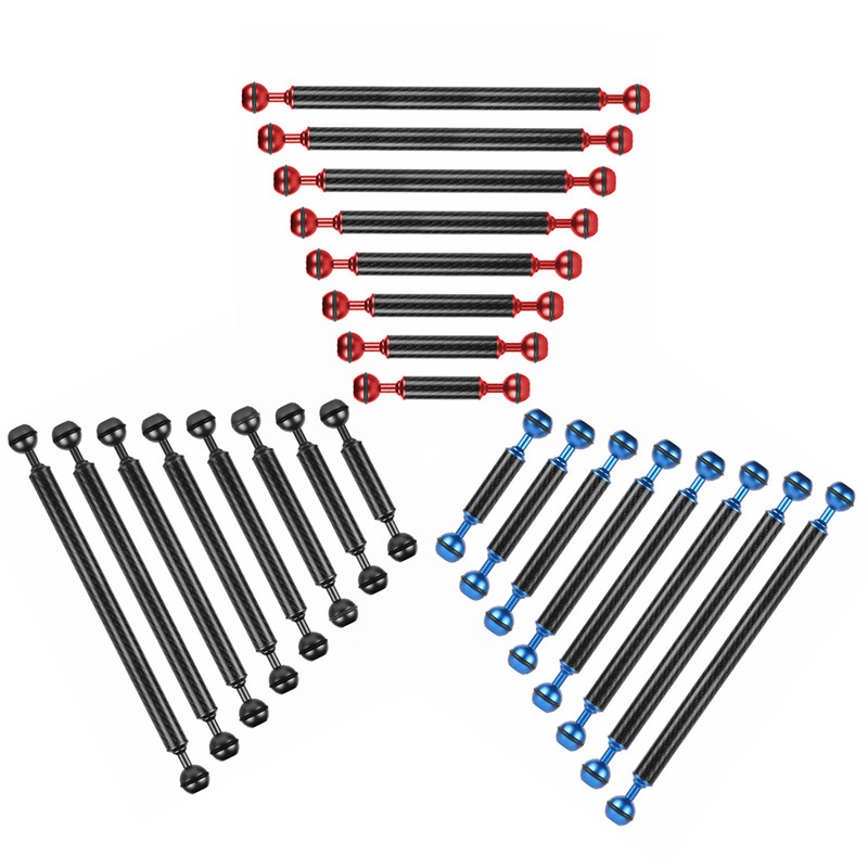 Diving Carbon Fiber Buoyancy Light Arm 5/6/7/8/9/10/11/ 12inch Fill Light Arm Diving Photography Accessories