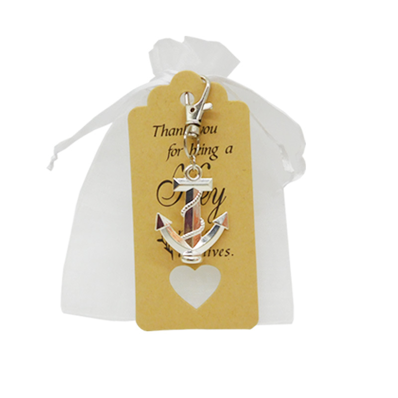 Creative Wedding Return Ship Anchor Keychain Pendant Wedding Small Gift Wedding Party Party Gift Appreciation Gift
