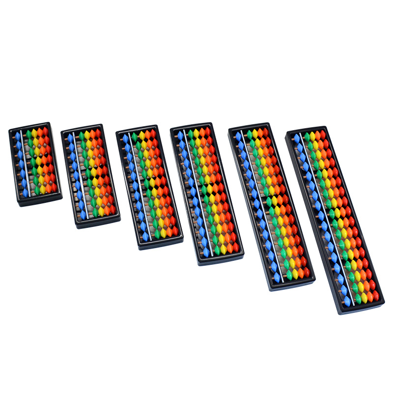 Abs Plastic 791113151723 Rainbow Abacus for Elementary School Students to Use in Abacus Classes for Learning and Intelligence Development