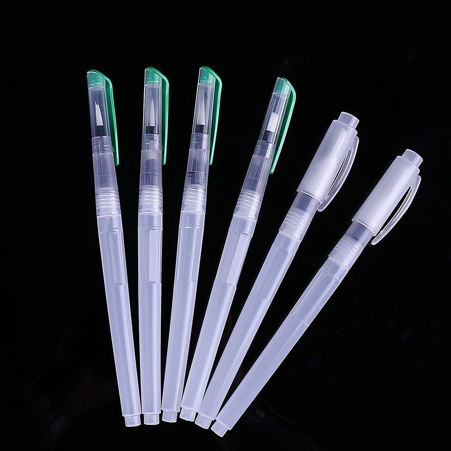 Фабричное прямое предложение, набор цветных кистей с заостренной плоской головкой, кисть с водохранилищем, специальная нейлоновая кисть для рисования