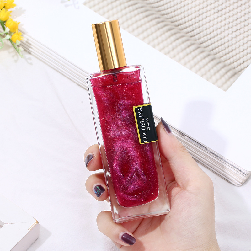 Online Celebrity Live COCOSILIYA Gold Quicksand Perfume for Men and Women Lasting Fresh Student Eau De Toilette