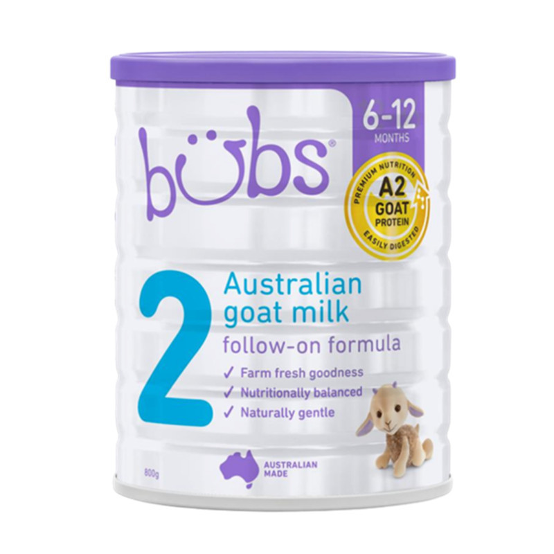 Australia Bubs Beier infant formula goat milk powder 1 Segment 2 Segment 3 Segment 4 segment 800g formula goat milk powder is
