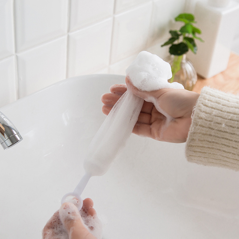 Foaming net soap bag facial cleanser Japanese foaming net cleansing mesh handmade soap foaming machine face washing foaming net