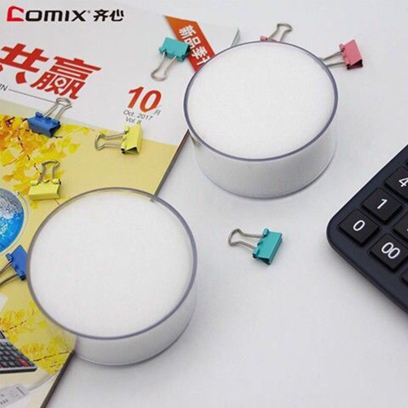 Wholesale money counting wet hand device transparent round sponge money counting cylinder money financial money counting device water sponge cylinder dipped in water