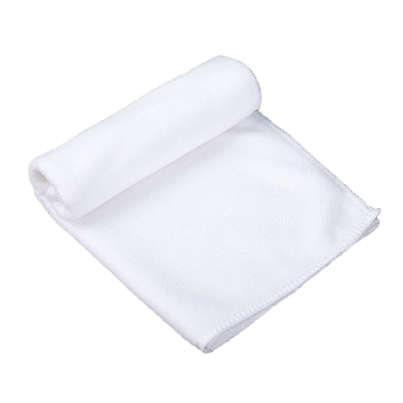 Factory wholesale square 180g white towel square disposable hotel hotel bath white towel